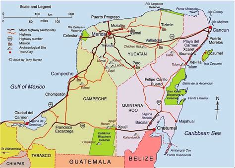 Training and certification options for MAP Yucatan Peninsula On A Map